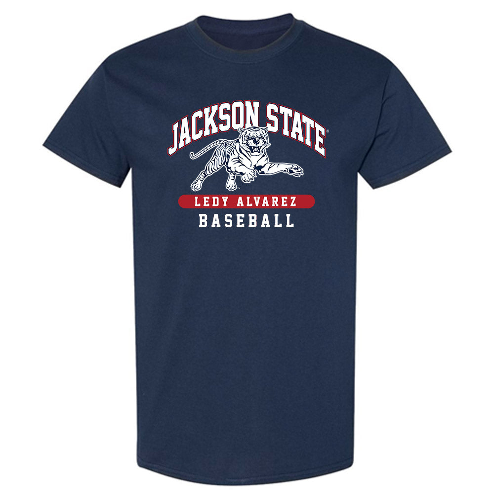 Jackson State - NCAA Baseball : Ledy Alvarez - Classic Fashion Shersey T-Shirt-0