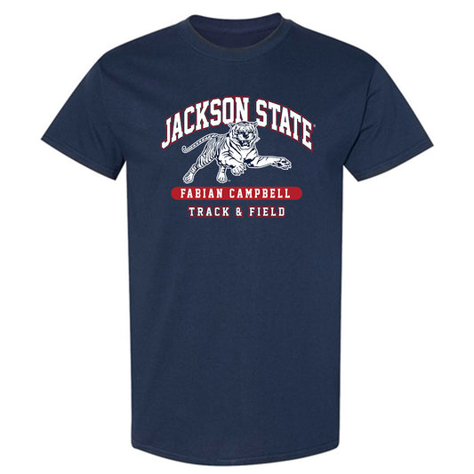 Jackson State - NCAA Men's Track & Field : Fabian Campbell - Classic Fashion Shersey T-Shirt