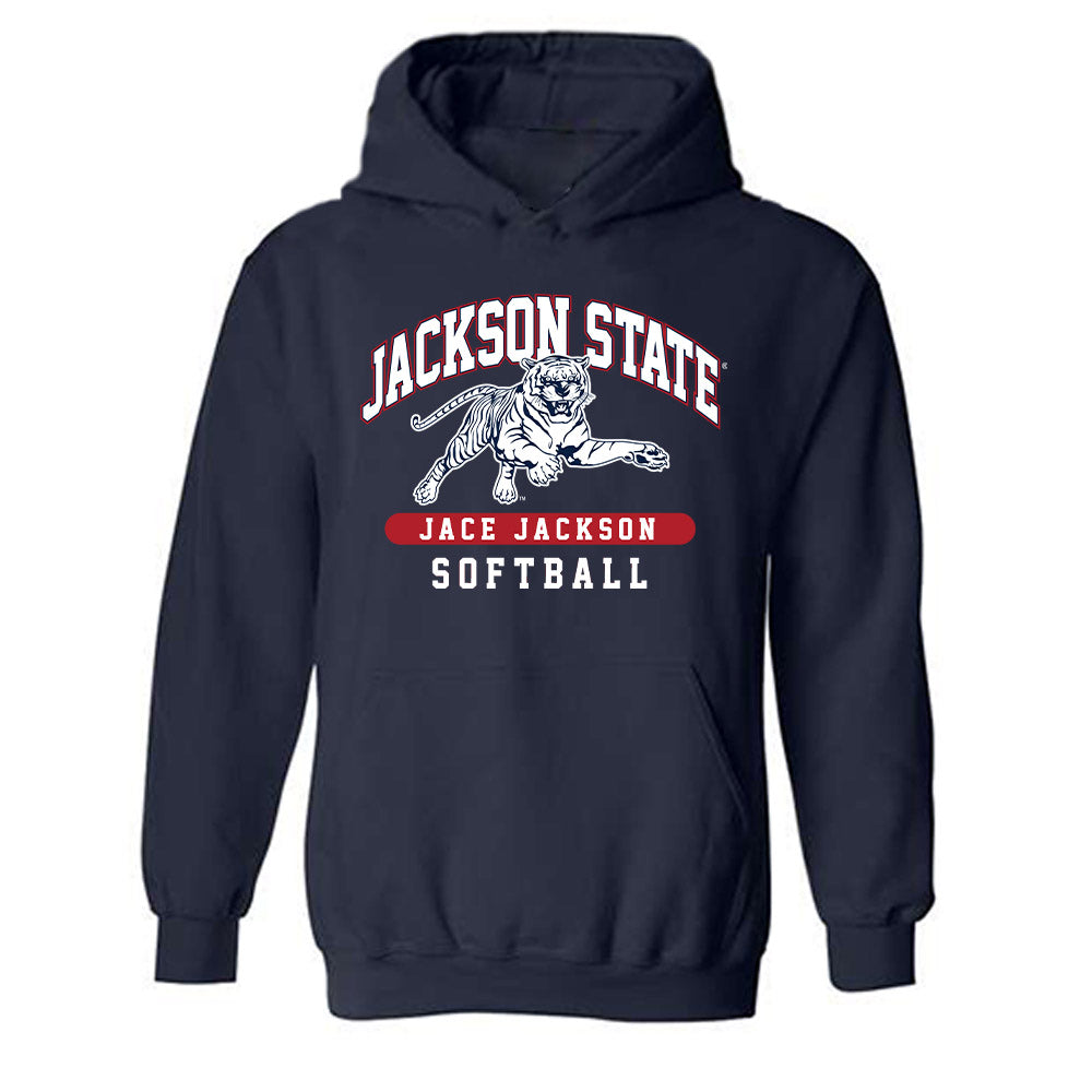 Jackson State - NCAA Softball : Jace Jackson - Classic Fashion Shersey Hooded Sweatshirt-0