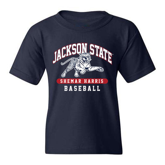 Jackson State - NCAA Baseball : Shemar Harris - Classic Fashion Shersey Youth T-Shirt