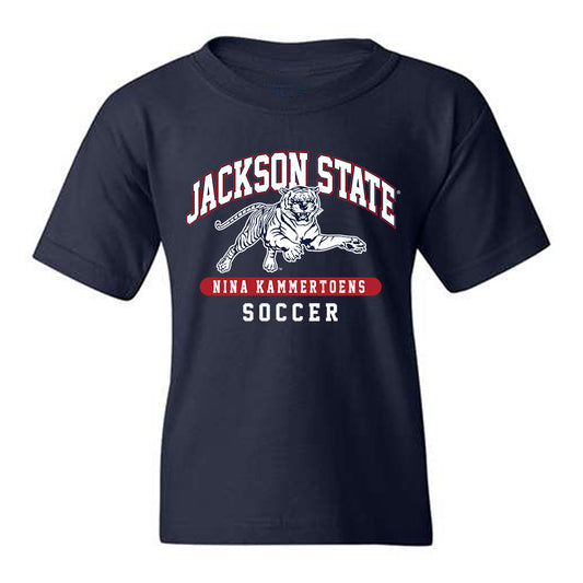 Jackson State - NCAA Women's Soccer : Nina Kammertoens - Classic Fashion Shersey Youth T-Shirt-0