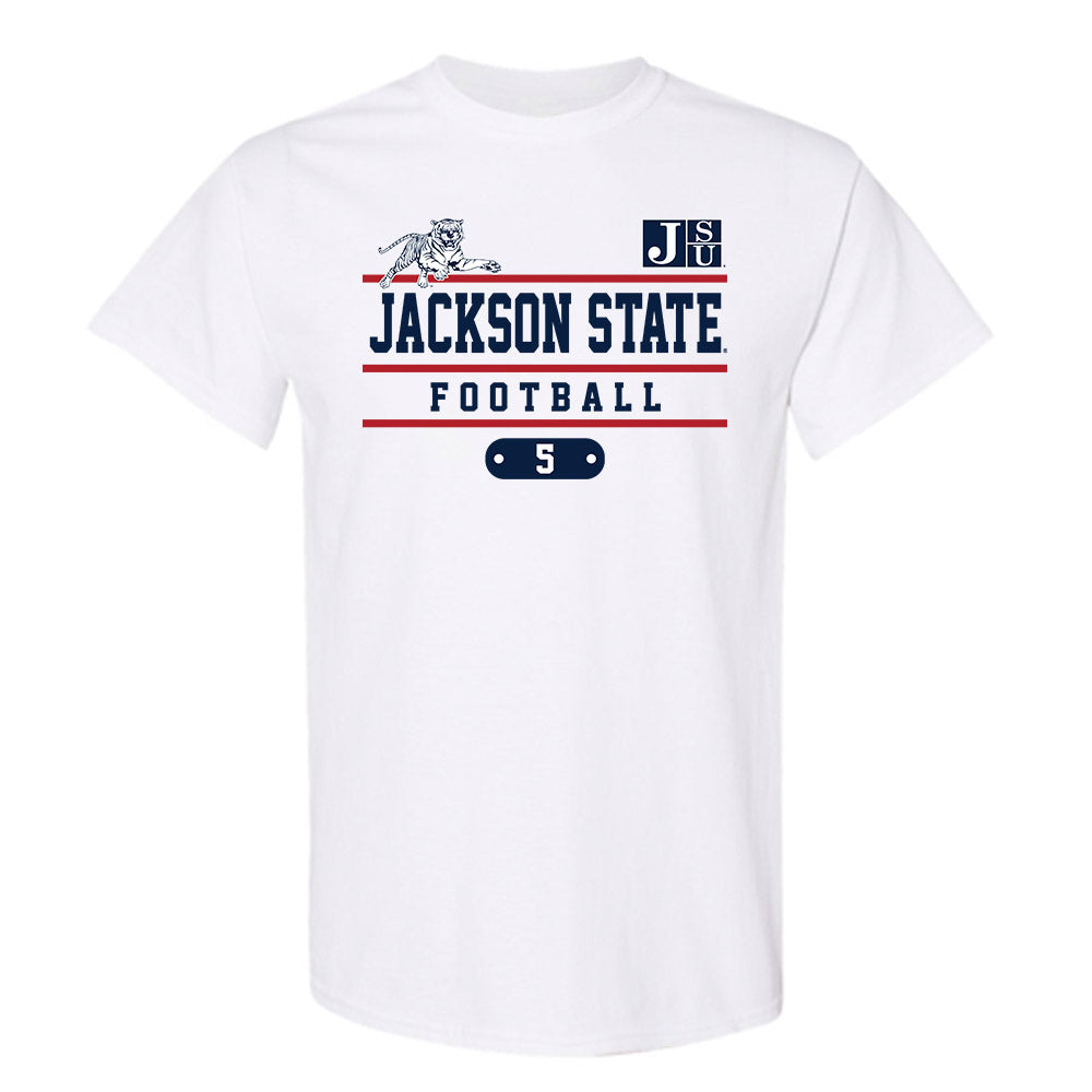 Jackson State - NCAA Football : Shamar Hawkins - Classic Fashion Shersey T-Shirt-0