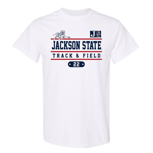 Jackson State - NCAA Men's Track & Field : Lawrence Lee - Classic Fashion Shersey T-Shirt