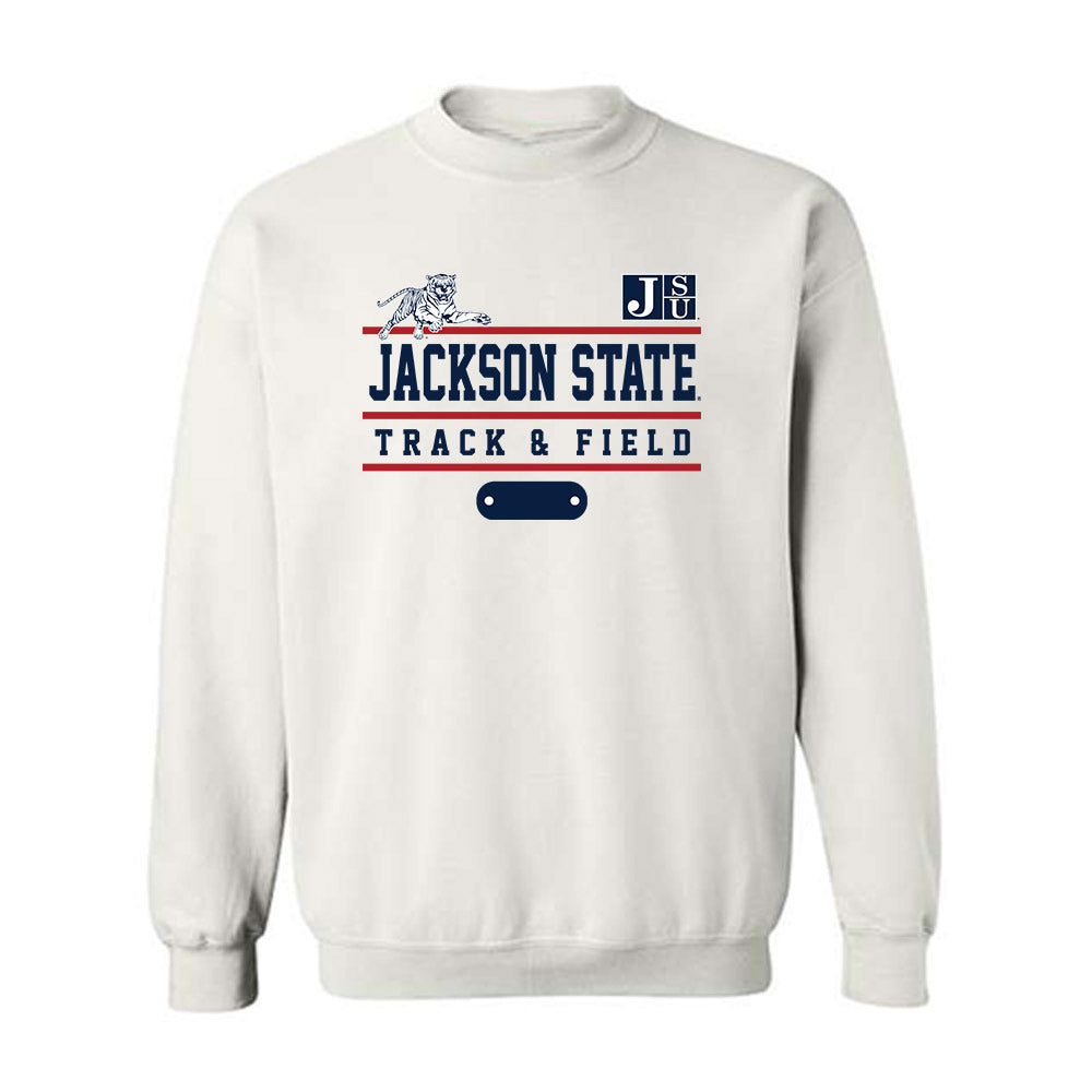 Jackson State - NCAA Women's Track & Field : Artajia Richardson - Classic Fashion Shersey Crewneck Sweatshirt