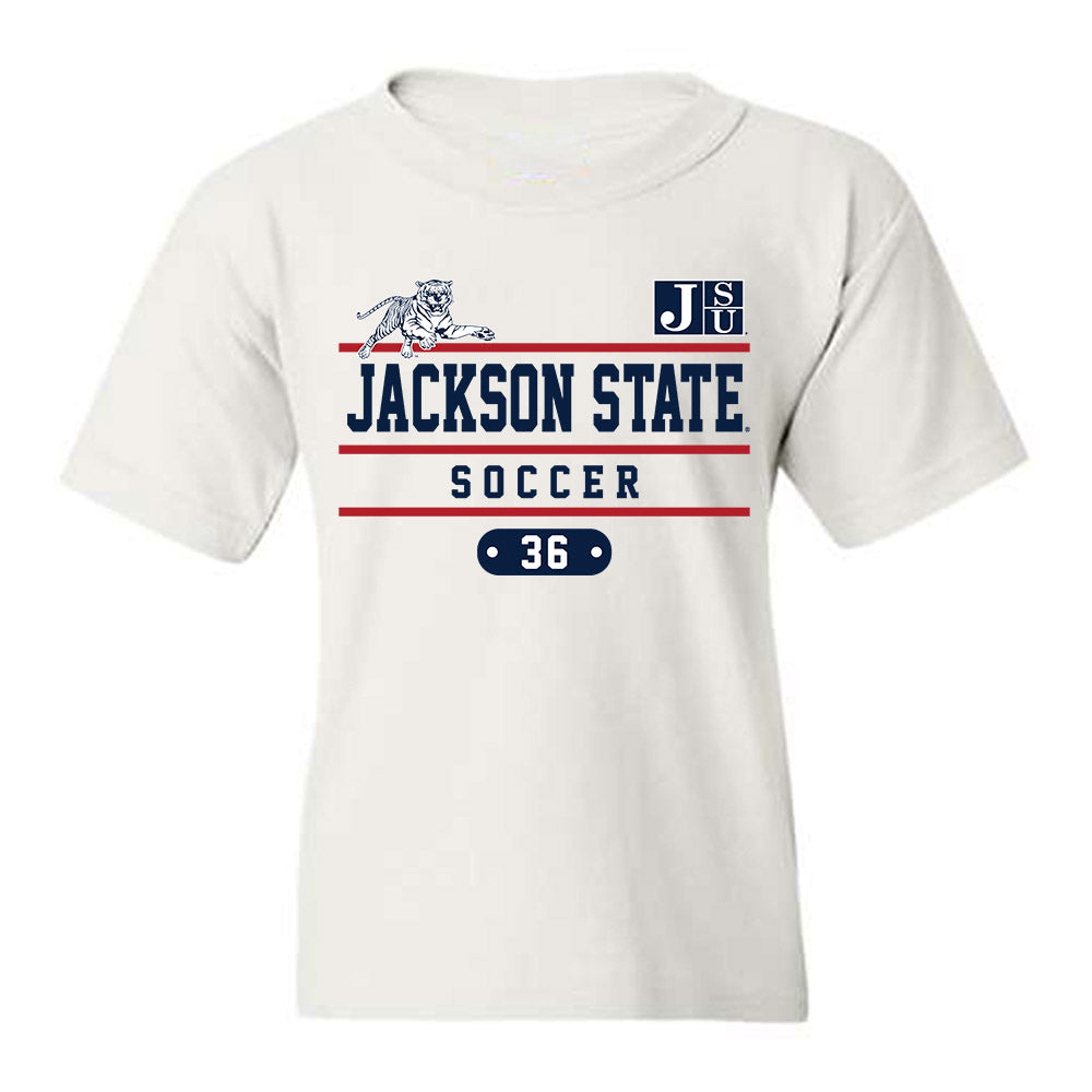 Jackson State - NCAA Women's Soccer : India Wilson - Classic Fashion Shersey Youth T-Shirt-0