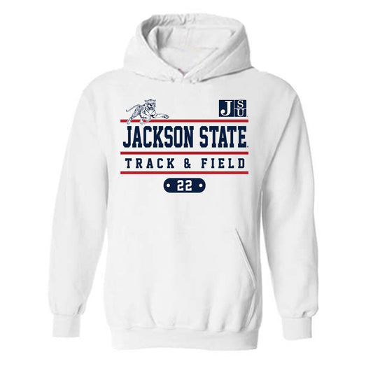 Jackson State - NCAA Men's Track & Field : Lawrence Lee - Classic Fashion Shersey Hooded Sweatshirt