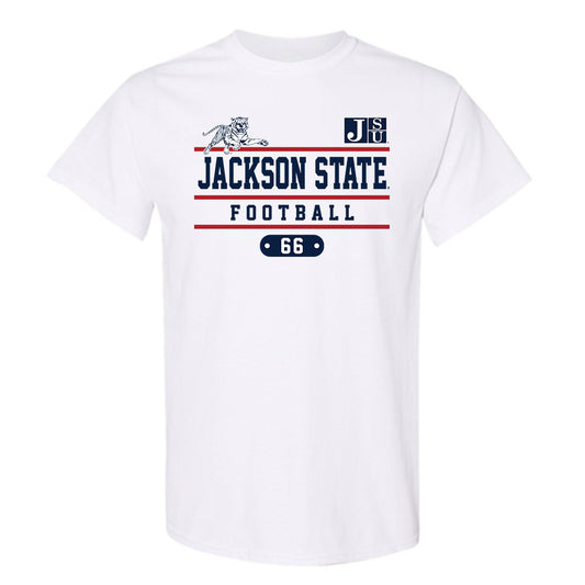 Jackson State - NCAA Football : Jackson King - Classic Fashion Shersey T-Shirt