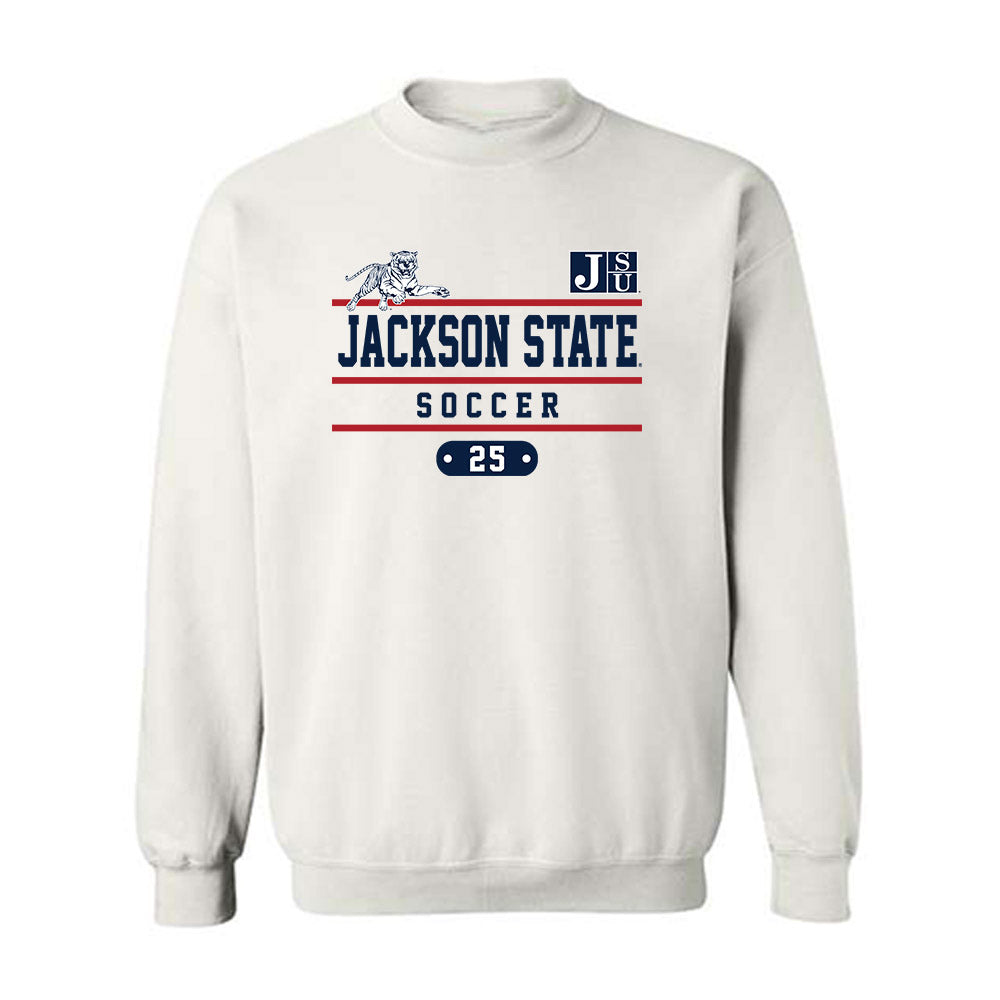 Jackson State - NCAA Women's Soccer : Cora Kmiec - Classic Fashion Shersey Crewneck Sweatshirt-0