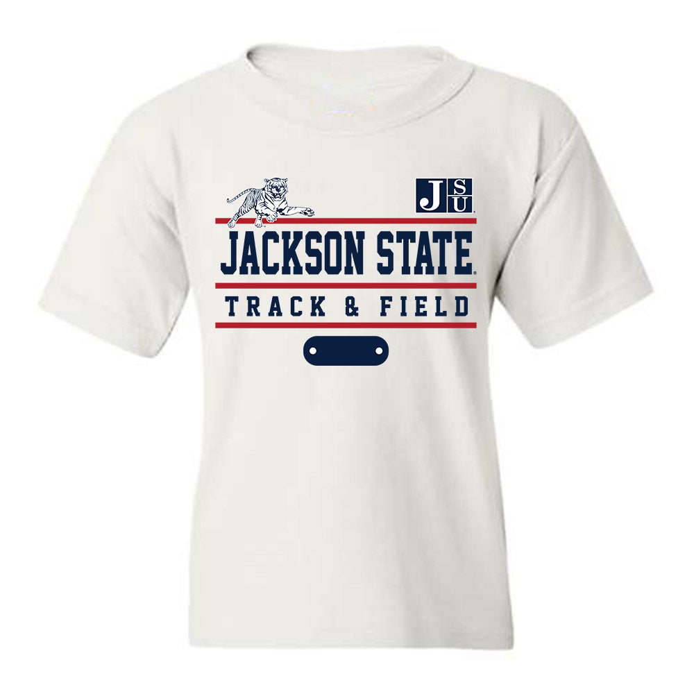 Jackson State - NCAA Men's Track & Field : Fabian Campbell - Classic Fashion Shersey Youth T-Shirt