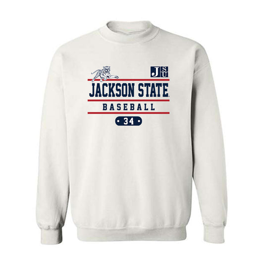 Jackson State - NCAA Baseball : Steve Spurgeon Jr - Classic Fashion Shersey Crewneck Sweatshirt-0
