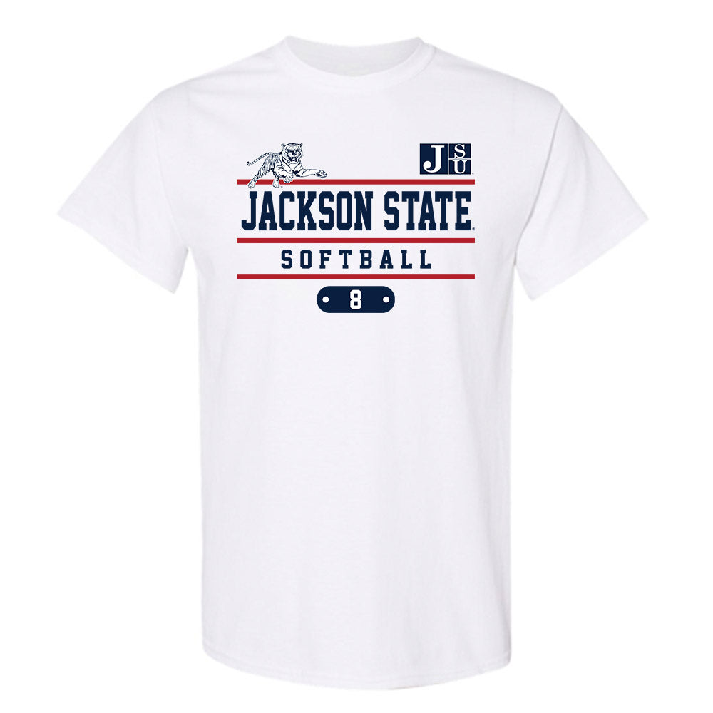 Jackson State - NCAA Softball : Hermariya Stephens - Classic Fashion Shersey T-Shirt