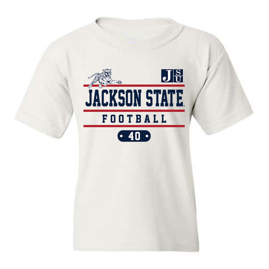 Jackson State - NCAA Football : Braxton Barney - Classic Fashion Shersey Youth T-Shirt