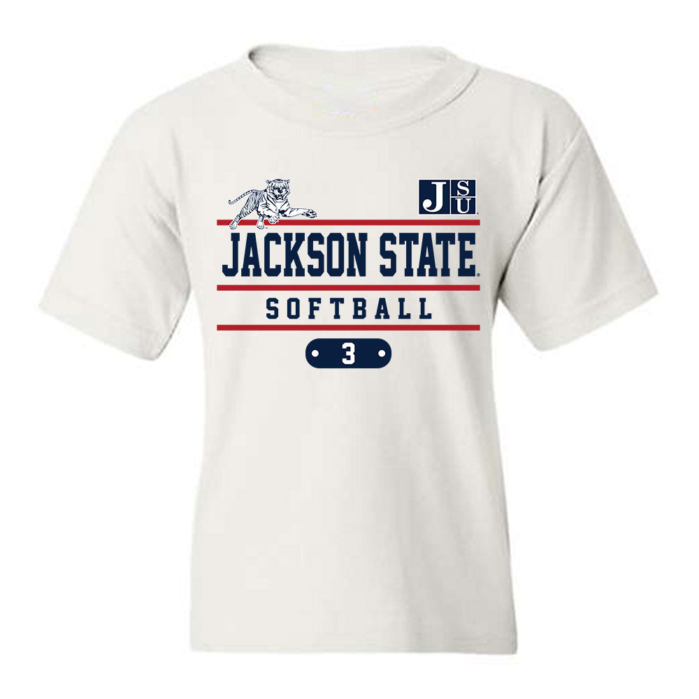 Jackson State - NCAA Softball : JulieAnn Lopez - Classic Fashion Shersey Youth T-Shirt-0