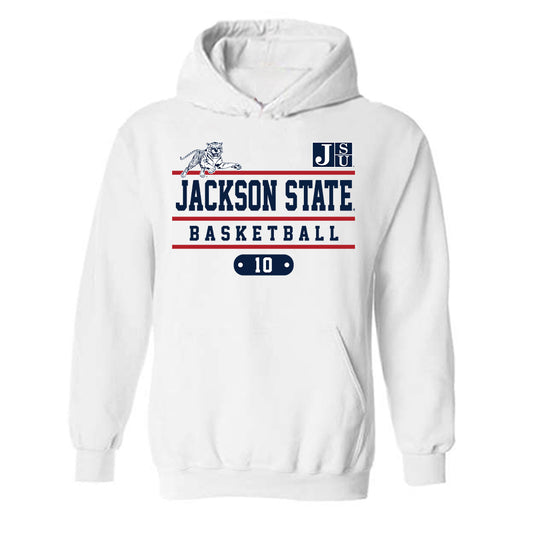Jackson State - NCAA Men's Basketball : Ebo Wilson - Classic Fashion Shersey Hooded Sweatshirt-0