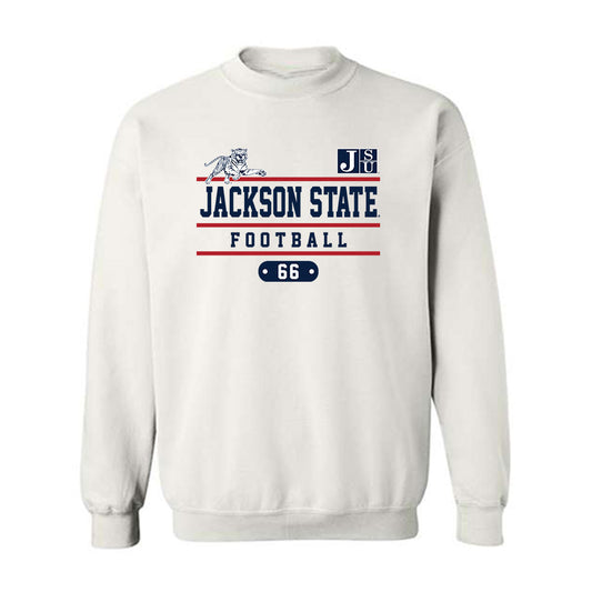 Jackson State - NCAA Football : Jackson King - Classic Fashion Shersey Crewneck Sweatshirt