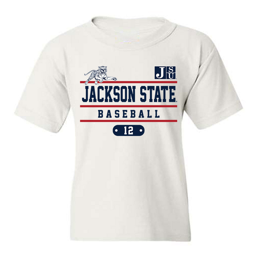 Jackson State - NCAA Baseball : DeVante’ Wells - Classic Fashion Shersey Youth T-Shirt-0