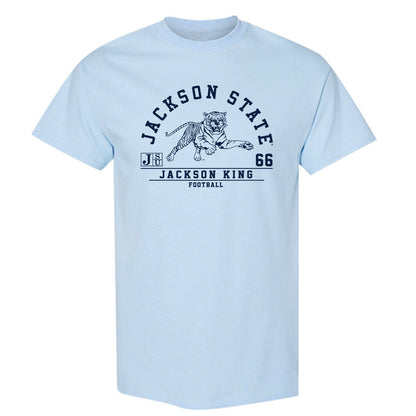 Jackson State - NCAA Football : Jackson King - Classic Fashion Shersey T-Shirt