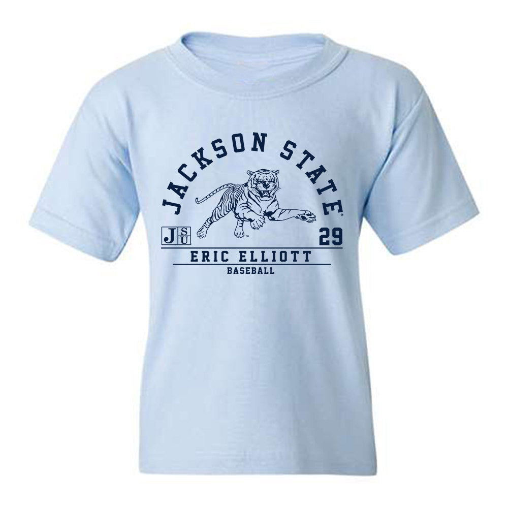 Jackson State - NCAA Baseball : Eric Elliott - Classic Fashion Shersey Youth T-Shirt-0