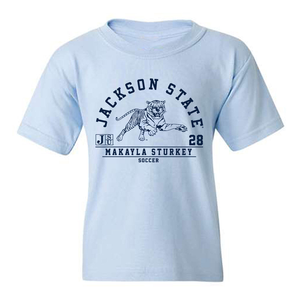Jackson State - NCAA Women's Soccer : Makayla Sturkey - Classic Fashion Shersey Youth T-Shirt-0