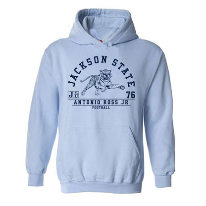 Jackson State - NCAA Football : Antonio Ross jr - Classic Fashion Shersey Hooded Sweatshirt-1