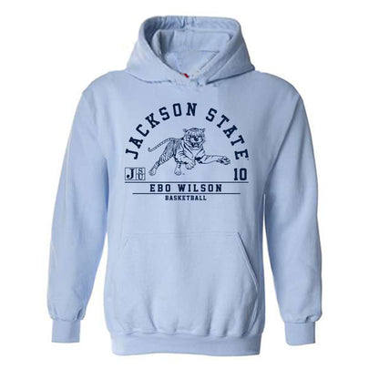 Jackson State - NCAA Men's Basketball : Ebo Wilson - Classic Fashion Shersey Hooded Sweatshirt-1