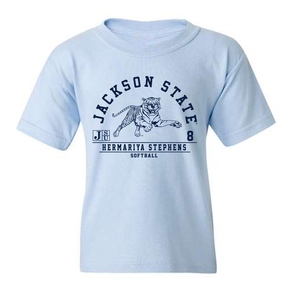 Jackson State - NCAA Softball : Hermariya Stephens - Classic Fashion Shersey Youth T-Shirt