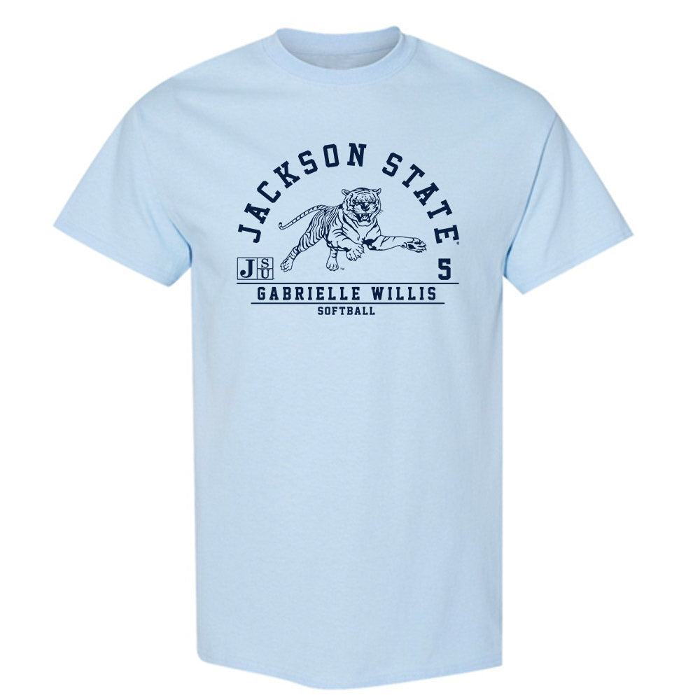 Jackson State - NCAA Softball : Gabrielle Willis - Classic Fashion Shersey T-Shirt-0