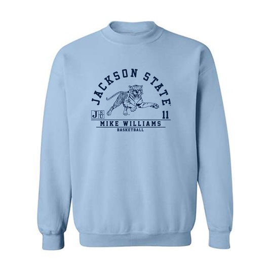Jackson State - NCAA Men's Basketball : Mike Williams - Classic Fashion Shersey Crewneck Sweatshirt-0