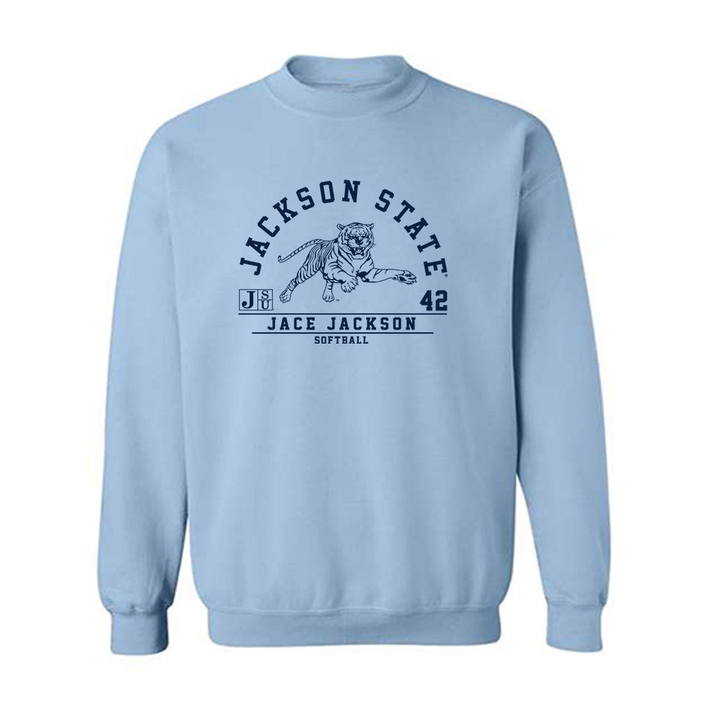 Jackson State - NCAA Softball : Jace Jackson - Classic Fashion Shersey Crewneck Sweatshirt-0