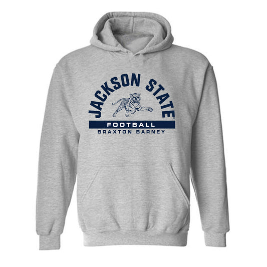 Jackson State - NCAA Football : Braxton Barney - Classic Fashion Shersey Hooded Sweatshirt