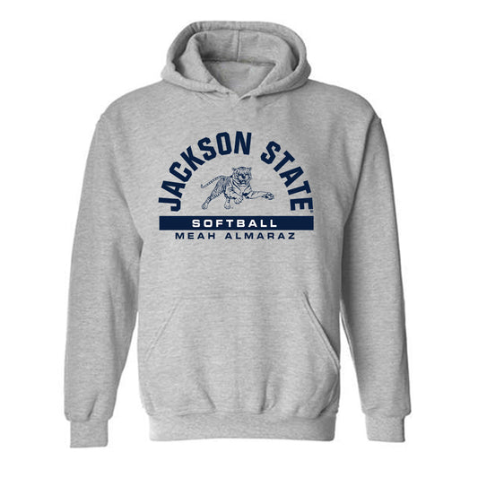 Jackson State - NCAA Softball : Meah Almaraz - Classic Fashion Shersey Hooded Sweatshirt-0