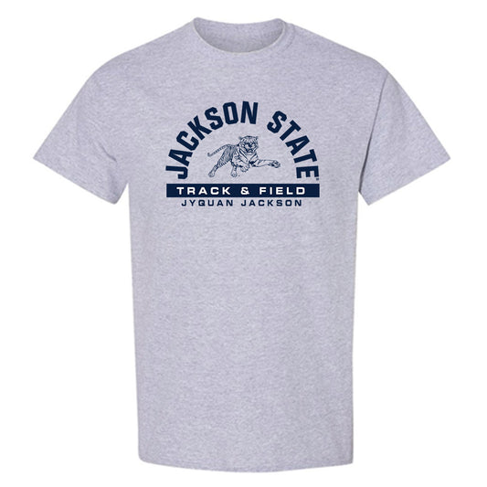 Jackson State - NCAA Men's Track & Field : Jyquan Jackson - Classic Fashion Shersey T-Shirt-0