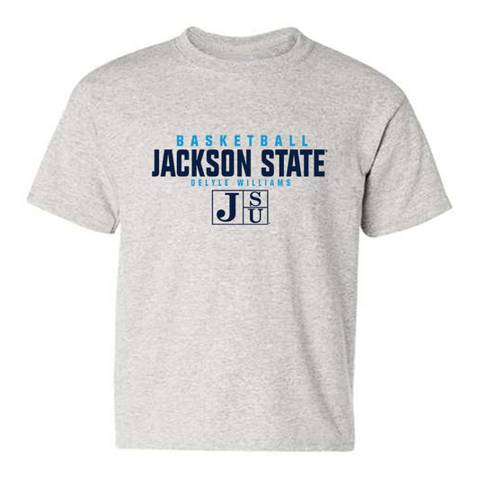 Jackson State - NCAA Men's Basketball : Delyle Williams - Classic Fashion Shersey Youth T-Shirt-0