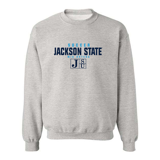 Jackson State - NCAA Women's Soccer : Mia Ortega - Classic Fashion Shersey Crewneck Sweatshirt-0