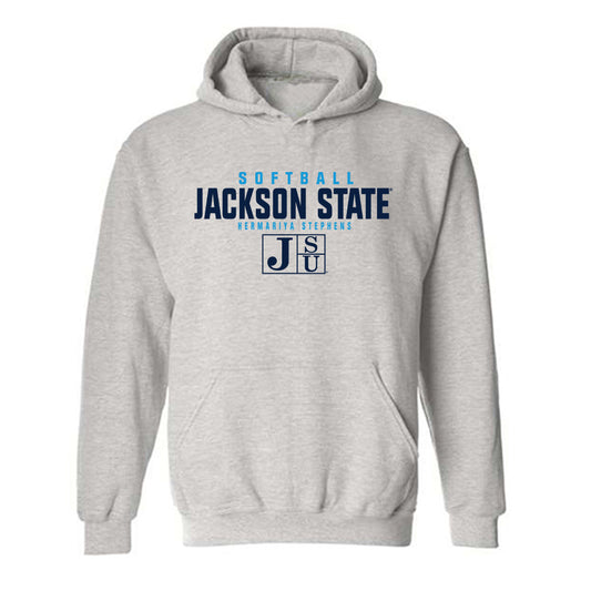 Jackson State - NCAA Softball : Hermariya Stephens - Classic Fashion Shersey Hooded Sweatshirt