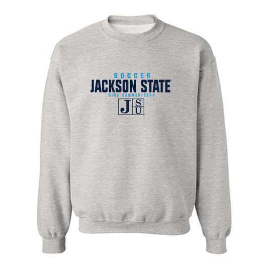 Jackson State - NCAA Women's Soccer : Nina Kammertoens - Classic Fashion Shersey Crewneck Sweatshirt-0
