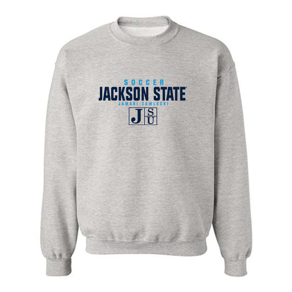 Jackson State - NCAA Women's Soccer : Jamari Zawlocki - Classic Fashion Shersey Crewneck Sweatshirt