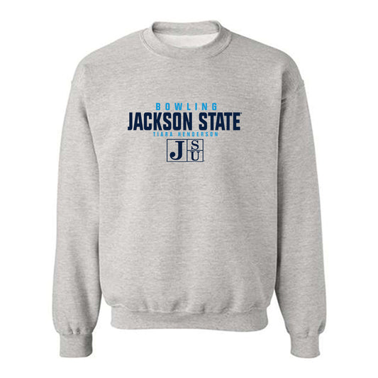 Jackson State - NCAA Women's Bowling : Tiara Henderson - Classic Fashion Shersey Crewneck Sweatshirt-0