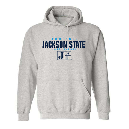 Jackson State - NCAA Football : Jcori Hargon - Classic Fashion Shersey Hooded Sweatshirt-0