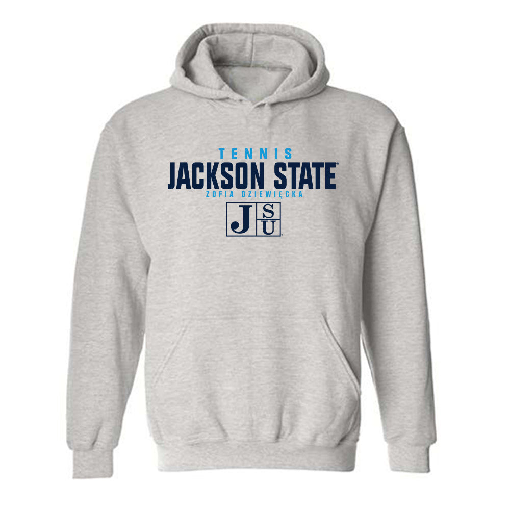 Jackson State - NCAA Women's Tennis : Zofia Dziewięcka - Classic Fashion Shersey Hooded Sweatshirt-0