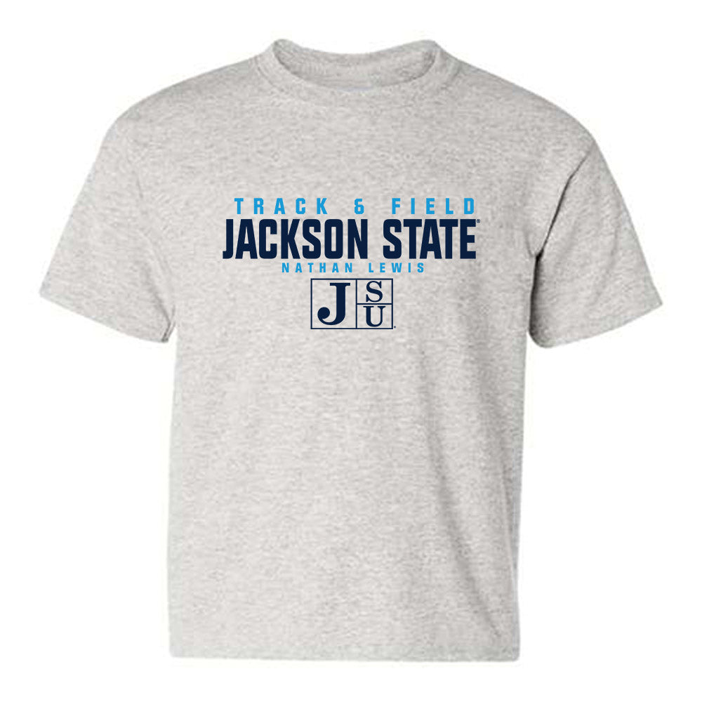 Jackson State - NCAA Men's Track & Field : Nathan Lewis - Classic Fashion Shersey Youth T-Shirt-0