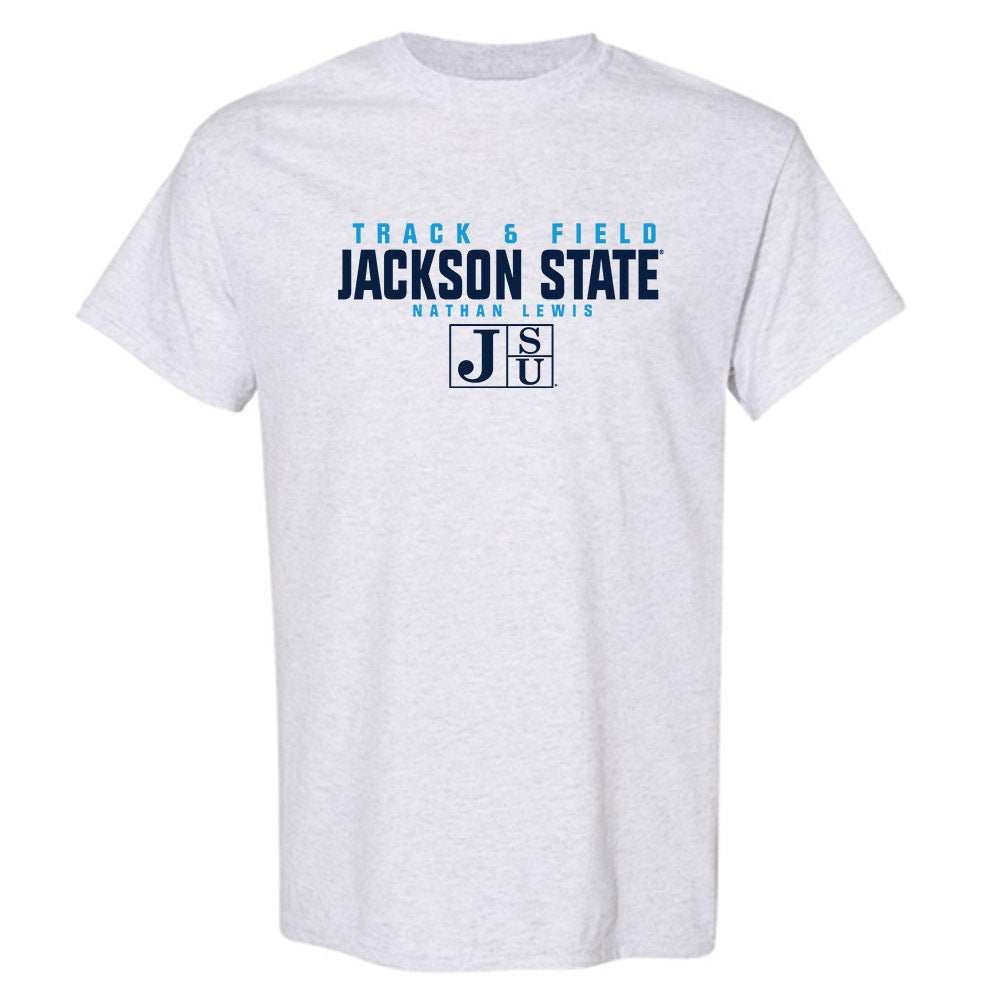 Jackson State - NCAA Men's Track & Field : Nathan Lewis - Classic Fashion Shersey T-Shirt-0