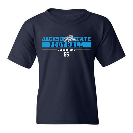 Jackson State - NCAA Football : Jackson King - Classic Fashion Shersey Youth T-Shirt