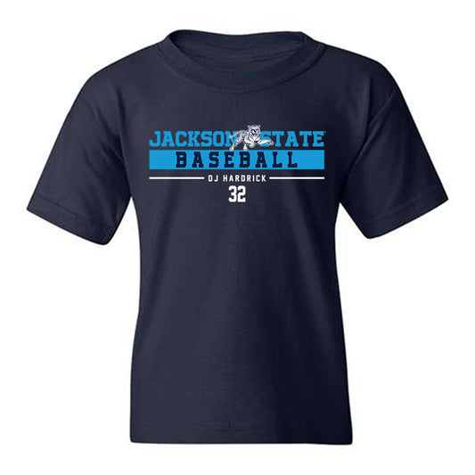 Jackson State - NCAA Baseball : DJ Hardrick - Classic Fashion Shersey Youth T-Shirt-0