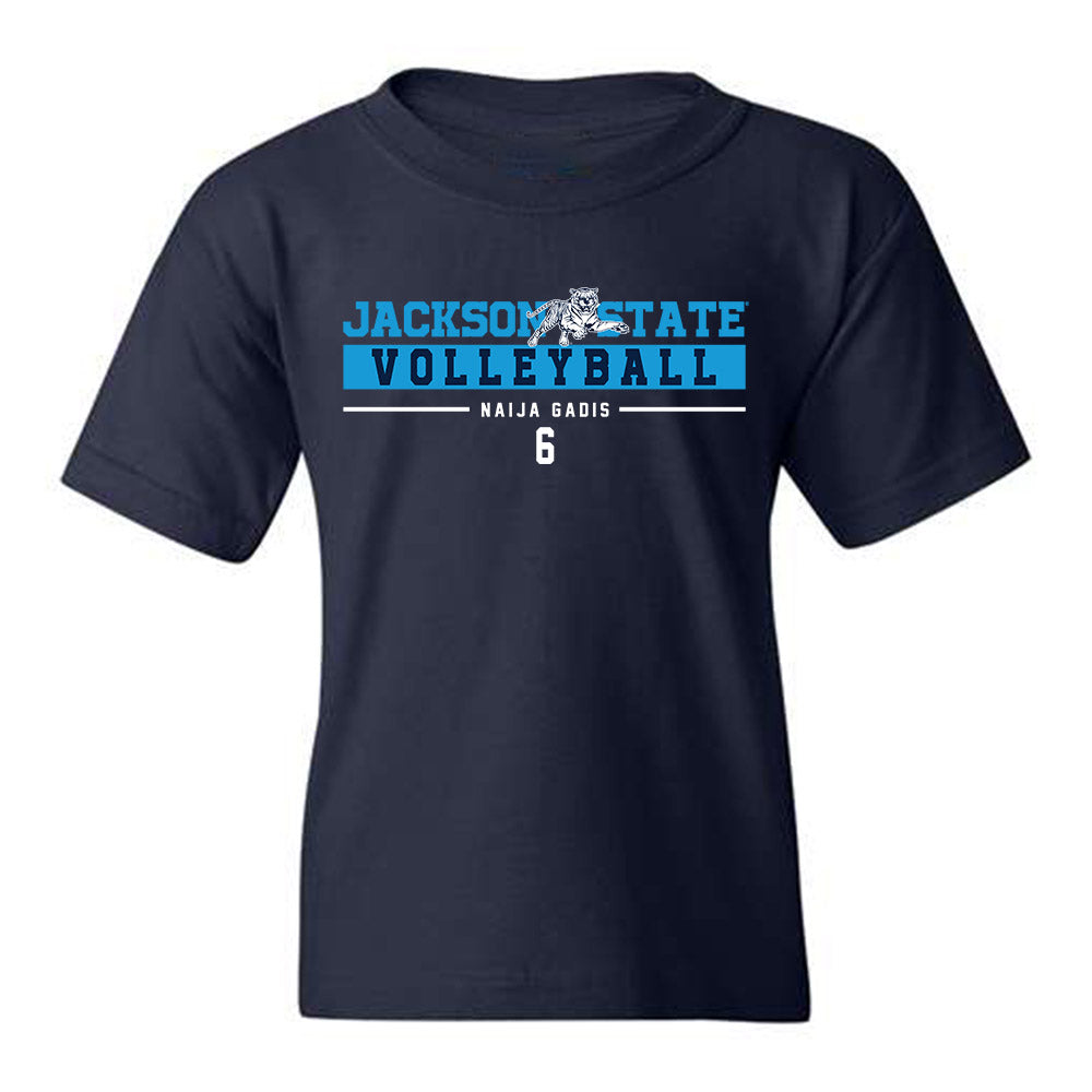 Jackson State - NCAA Women's Volleyball : Naija Gadis - Classic Fashion Shersey Youth T-Shirt