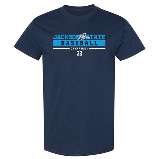 Jackson State - NCAA Baseball : DJ Hardrick - Classic Fashion Shersey T-Shirt-0