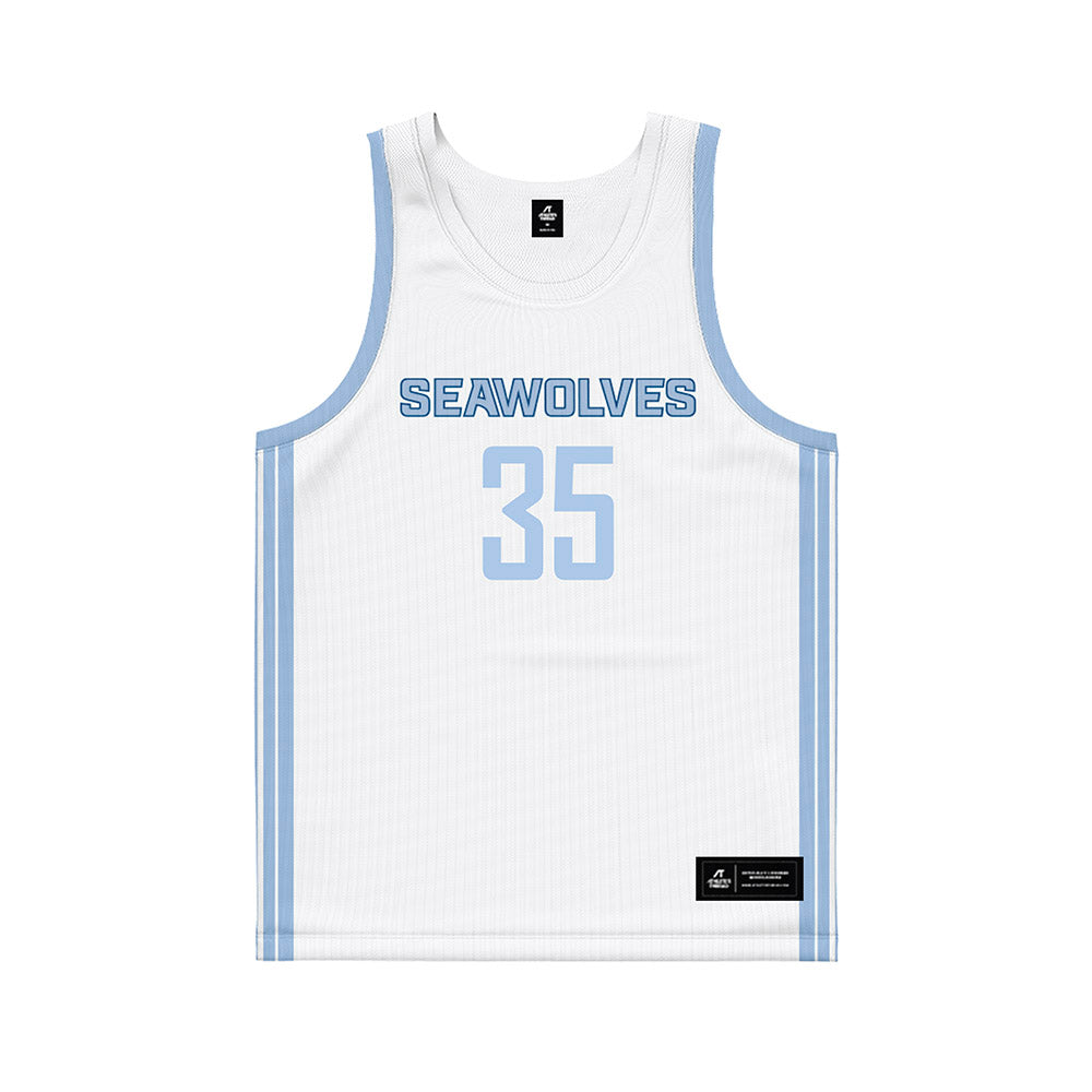 SSU - NCAA Men's Basketball : Terence Haywood - White Basketball Jersey-0