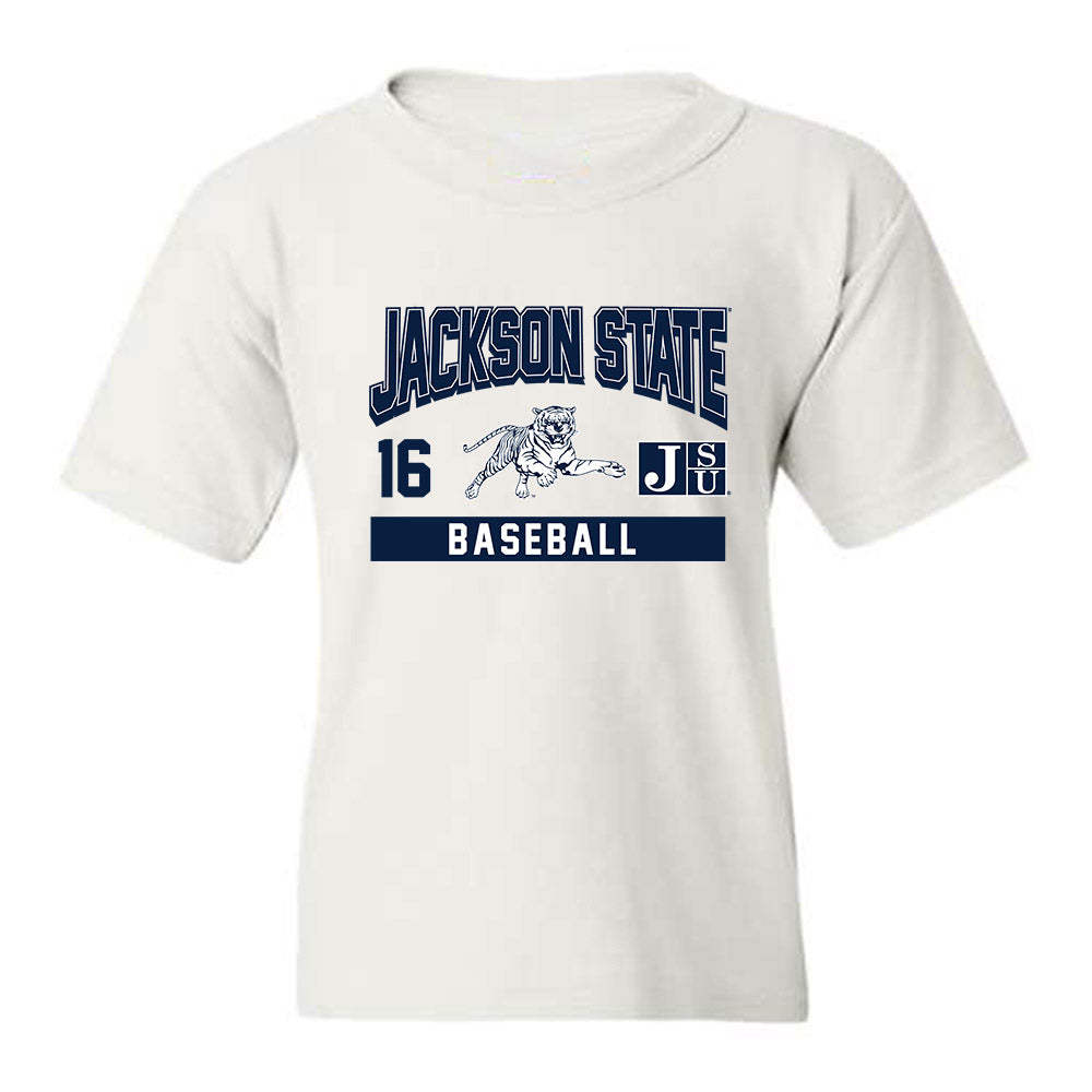 Jackson State - NCAA Baseball : Shemar Harris - Classic Fashion Shersey Youth T-Shirt