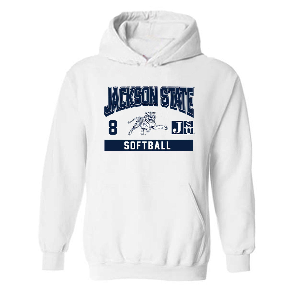 Jackson State - NCAA Softball : Hermariya Stephens - Classic Fashion Shersey Hooded Sweatshirt