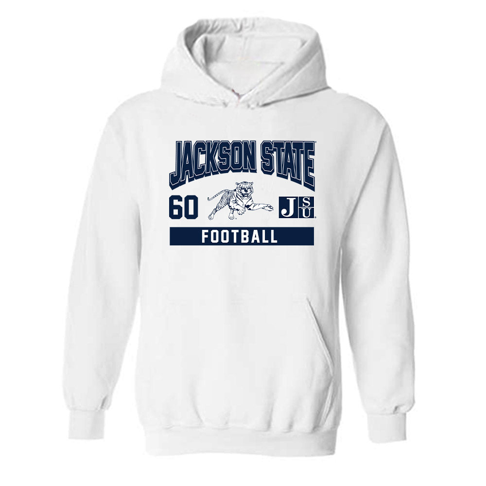 Jackson State - NCAA Football : Devin Love - Classic Fashion Shersey Hooded Sweatshirt-0